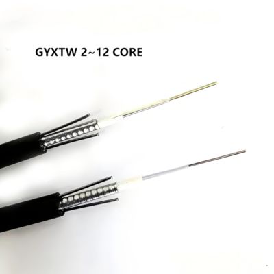 GYXTW 8 Core OM3 Multimode Central Loose Tube Outdoor Fiber Optic Cable