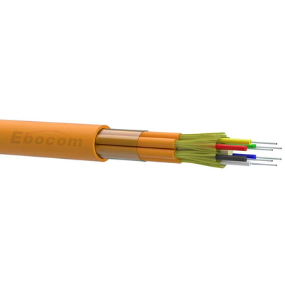 室内用光ファイバーケーブル gjfjv 90μm 緊密なバッファ 2 4 12 24 コア SM MM G652D ネットワーク