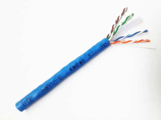 CAT-6a FTP UTP CAT6 LANケーブル CAT 6 24AWG 交換ポートに固定された銅線