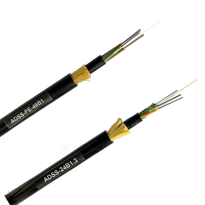 ネットワーク用のPEシングルジャケットADSSケーブル48コア96コアG652D