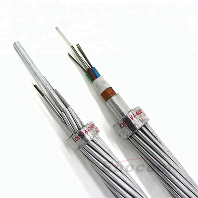 OPGW-48B1-100 118 オーピグワ-48B1-1008;66.2 地線ケーブル 48 72 288 塔のコムニインフラストラクチャのためのコア