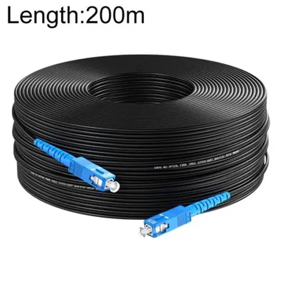 1 コア G657A1 FTTH ドロップケーブルパッチコード、SC コネクタ付きシングルモードファイバージャンパー