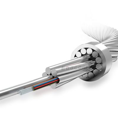 24芯 OPGW 光ファイバー複合架空地線 ACS より線構造