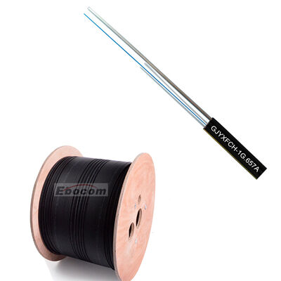 屋外 GJYXFCH 1 2 4 コア G652D G657A1 G657A2 LSZH PVC ドロップケーブル ネットワーク用